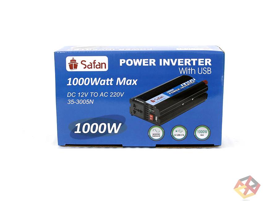 Safan 1000W Максимална моќност Модифициран синусен инвертер 12V 35-3005N