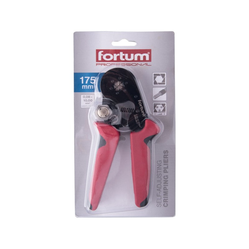 Кримп клешта, 0,08-10mm2, FORTUM